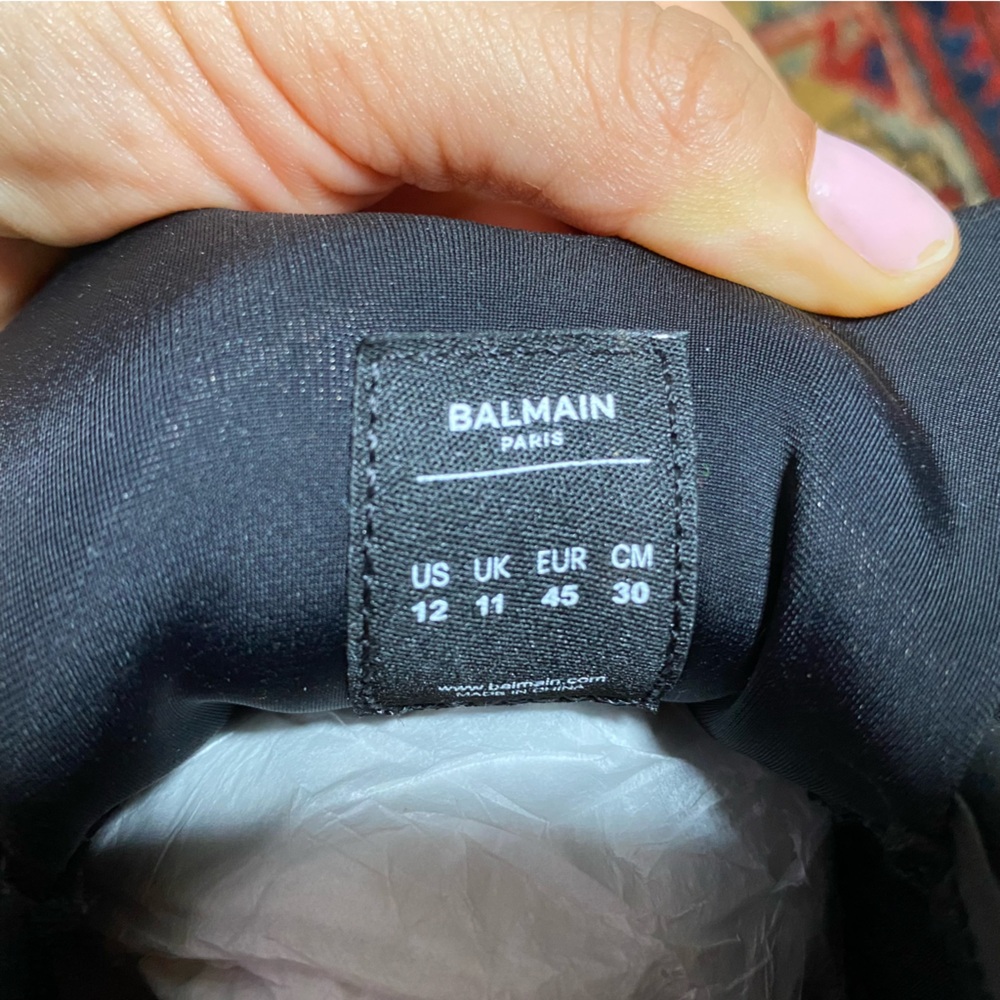 Balmain Unicorn Low-Top Sneakers - Picture 7 of 11
